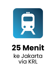 10 menit ke stasiun parung panjang